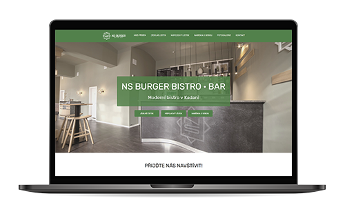 Webové stránky pro bistro NS Burger
